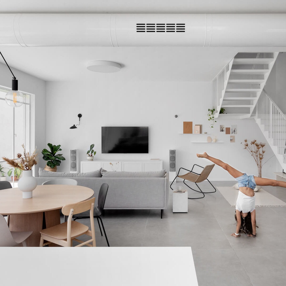 הבית הלבן: פרויקט עיצוב רגוע ומדויק בקיבוץ משמר דוד