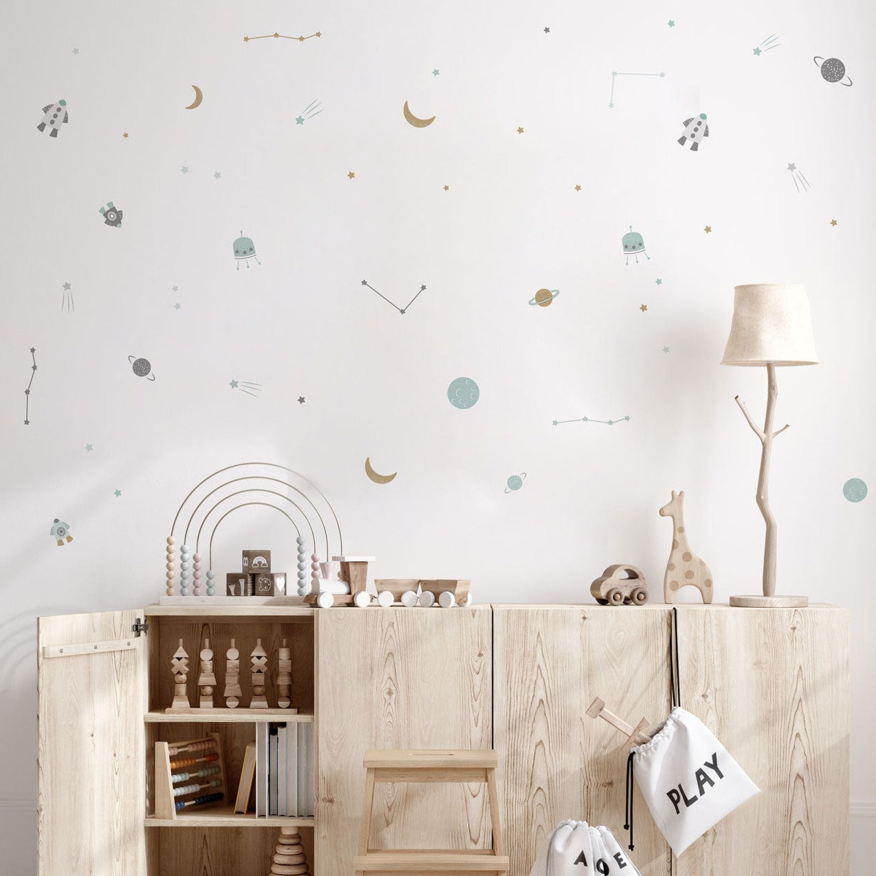 מדבקות קיר חלל מדבקות קיר חלל