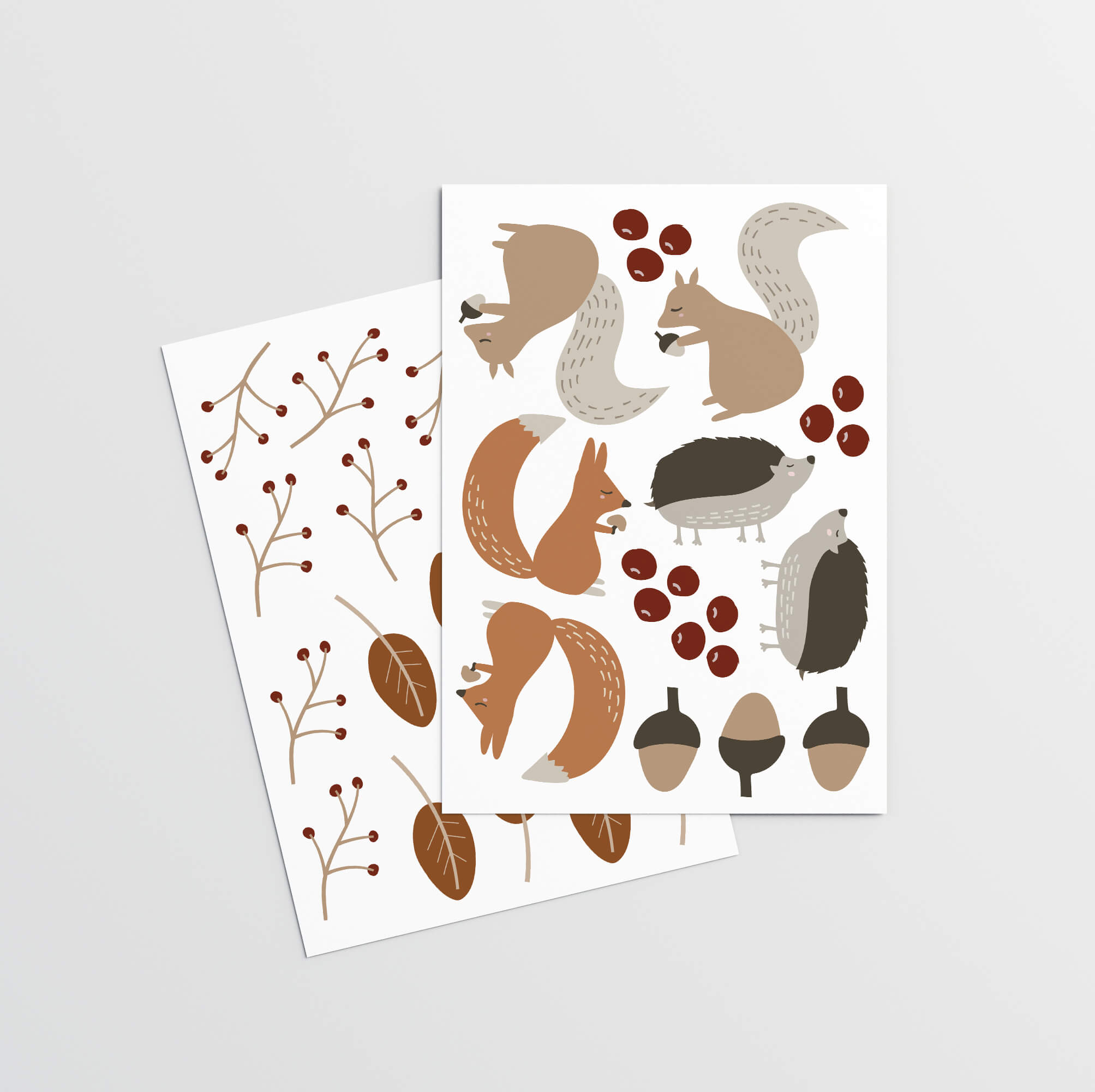 מדבקות קיר - Wood Land מדבקות קיר - Wood Land