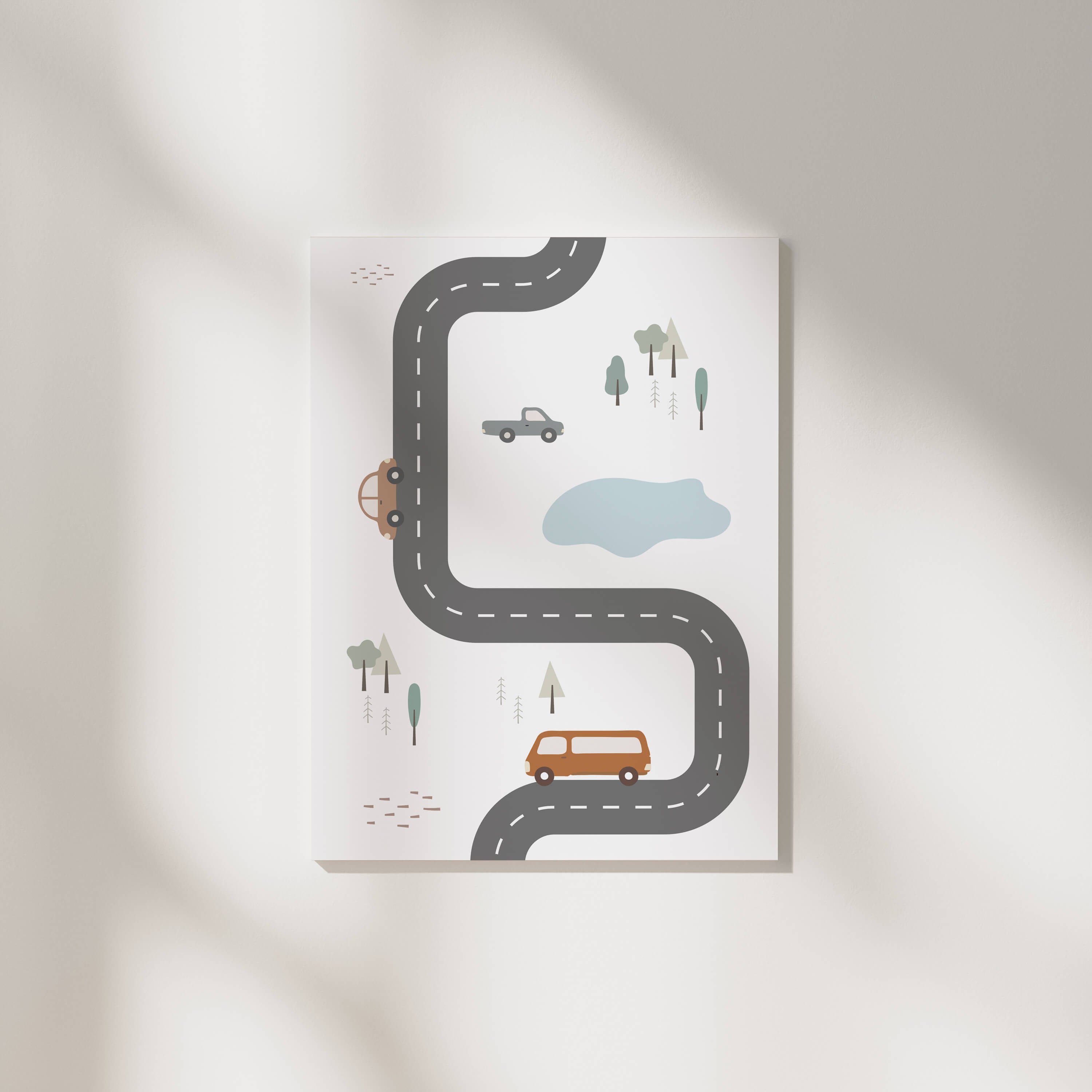 תמונות לחדרי ילדים - Road Trip תמונות לחדרי ילדים - Road Trip