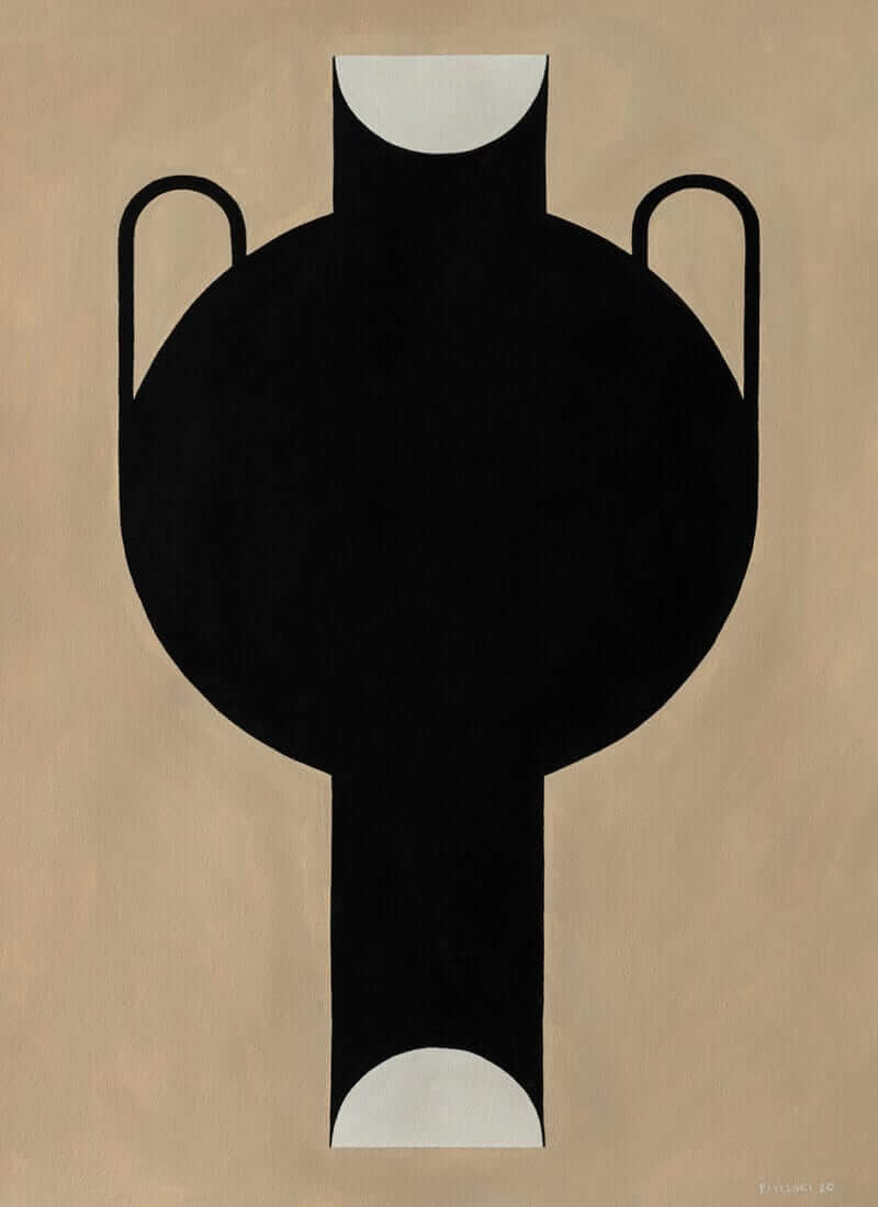 Silhouette Of A Vase 07 Silhouette Of A Vase 07